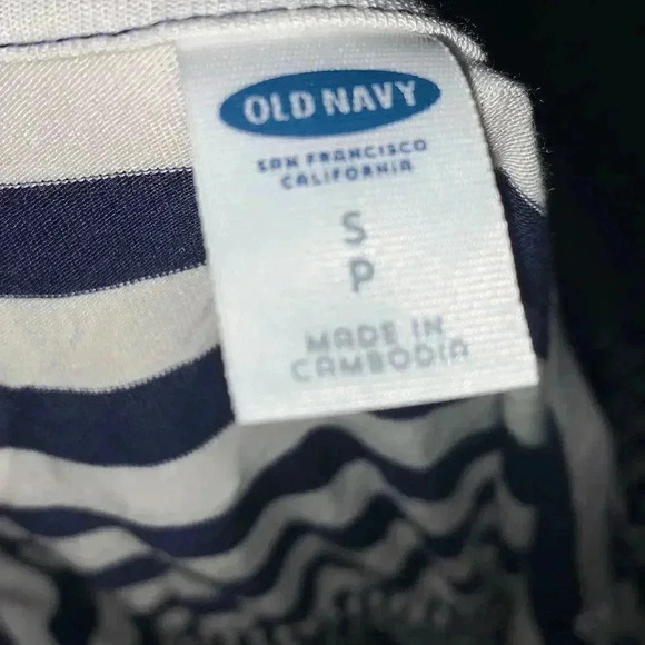 Old navy stripe tie waist maxi dress - Picture 3 of 4